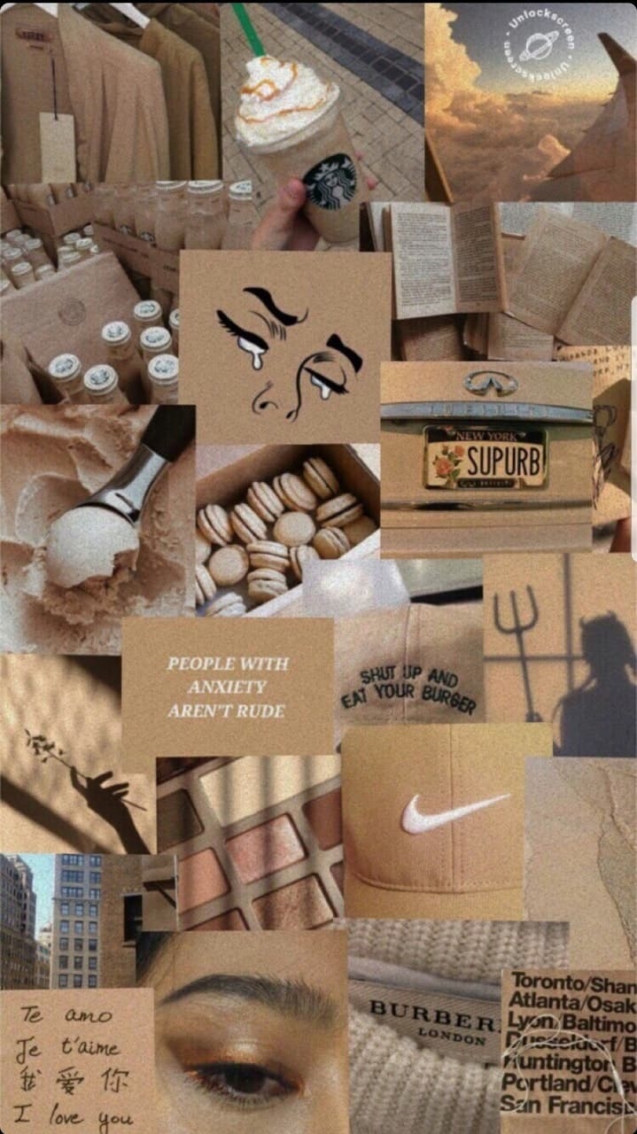 720x1280 Beige aesthetic wp shared by, Phone