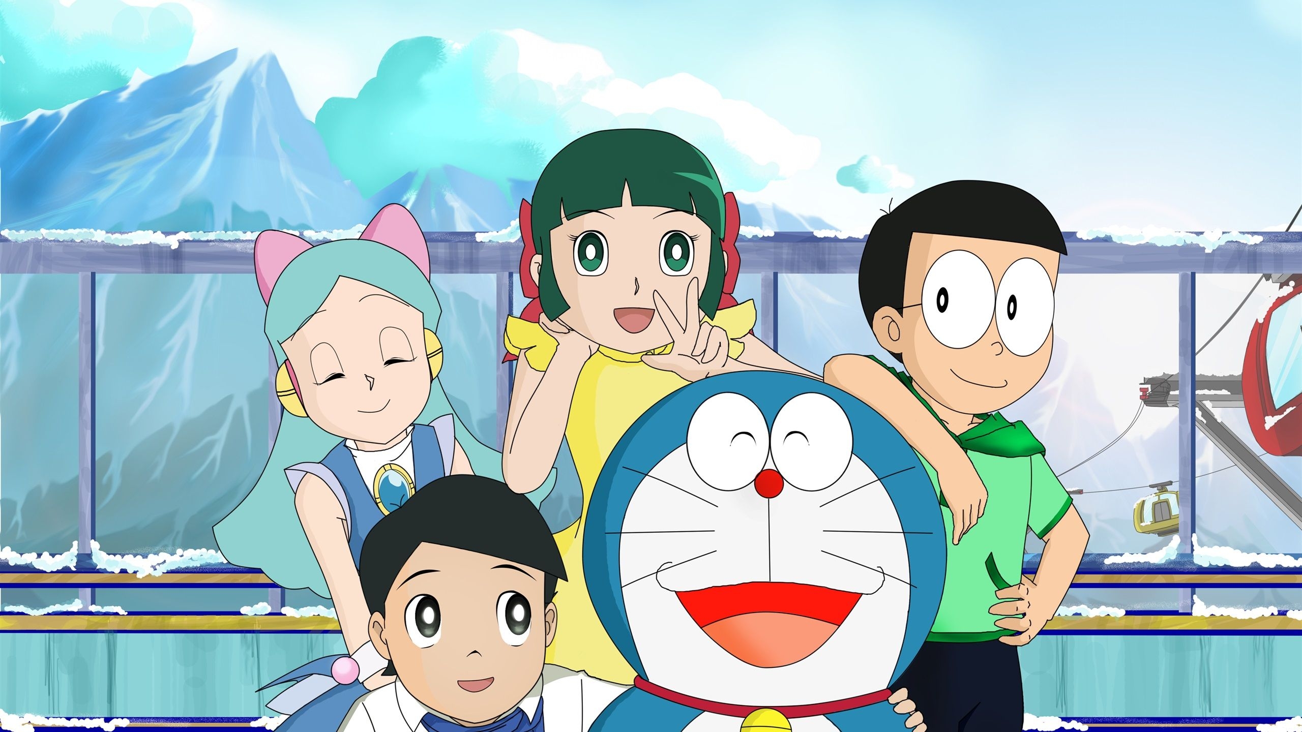 2560x1440 Wallpaper Doraemon and his friends 3840x2160 UHD 4K Picture, Image, Desktop