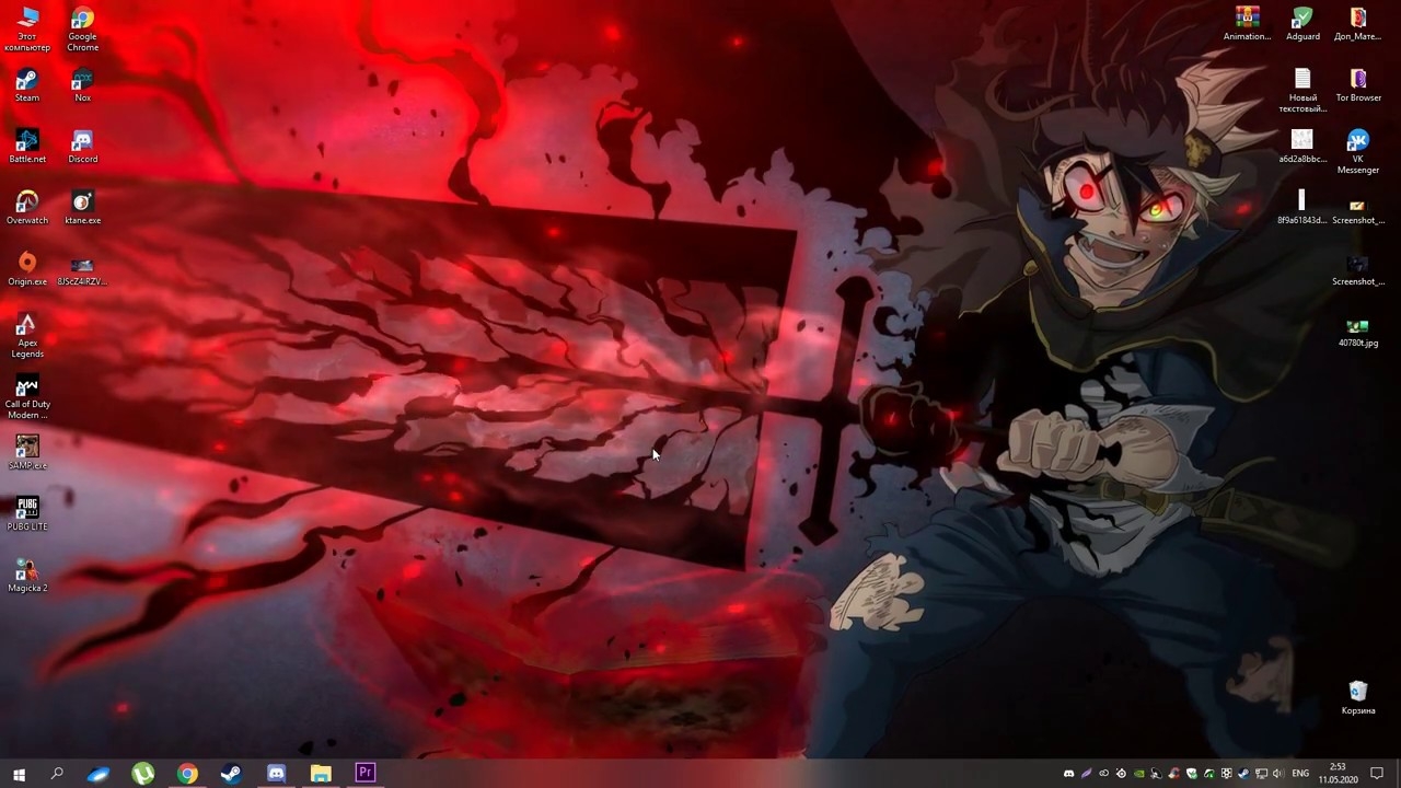 1280x720 Asta Black Clover HD Wallpaper, Desktop