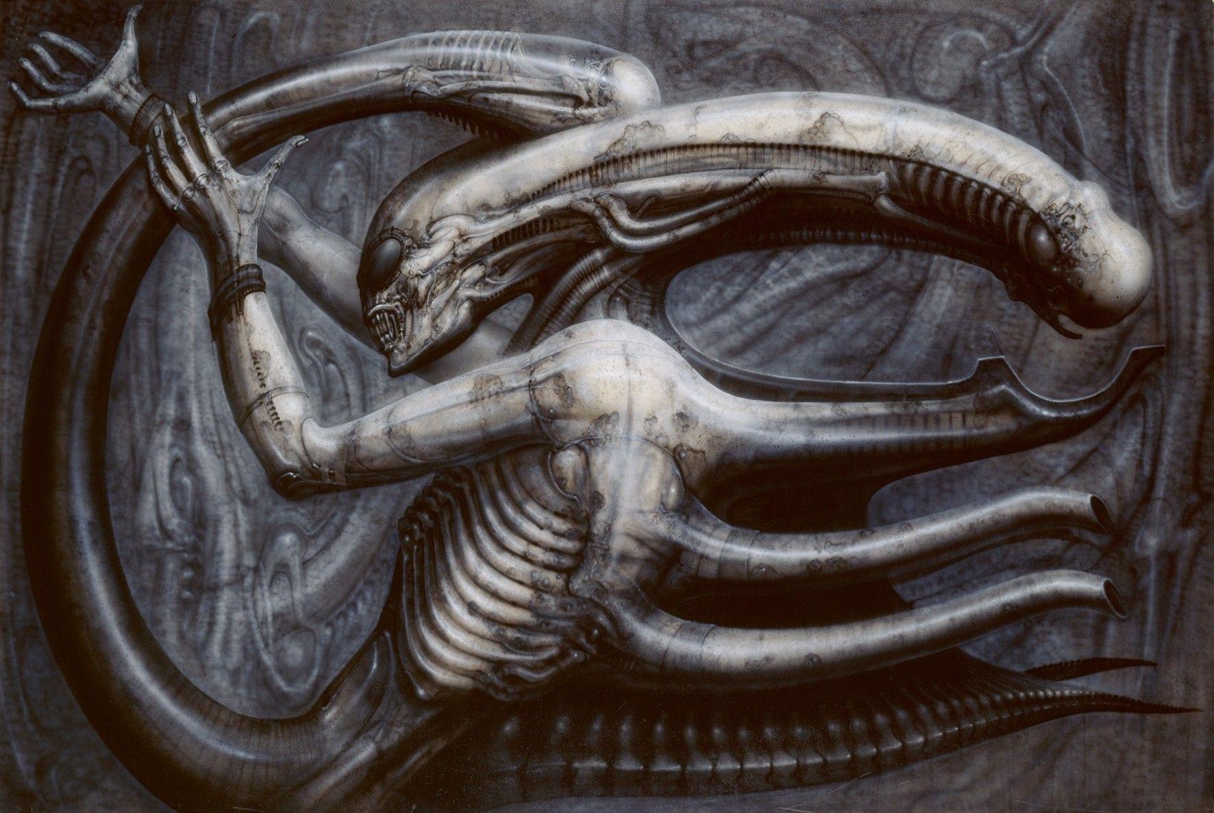 1780x1190 Wallpaper, temple, sculpture, statue, Alien movie, H R Giger, ART, Desktop