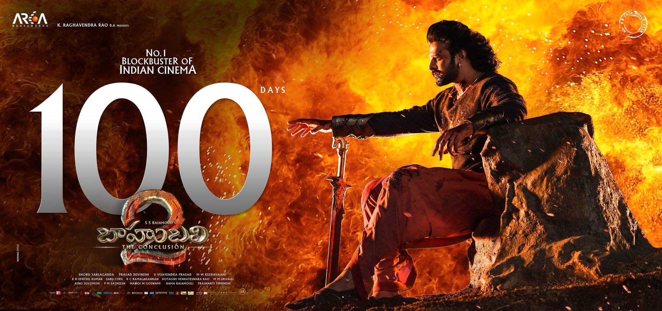 2190x1030 Prabhas Baahubali, The Conclusion Movie Wallpaper Ultra HD Posters, Dual Screen