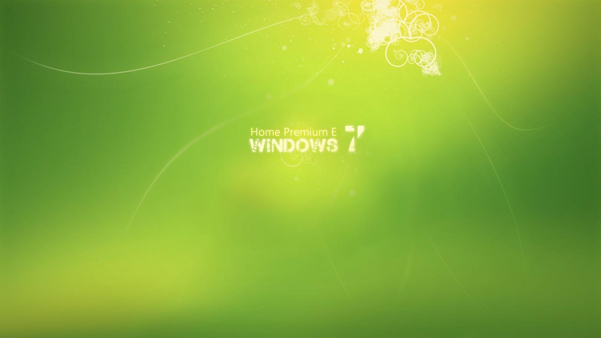 1920x1080 Windows 7 Home Premium HD Wallpaper, Desktop