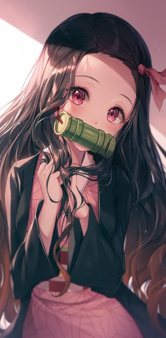 630x1280 Nezuko wallpaper, Phone