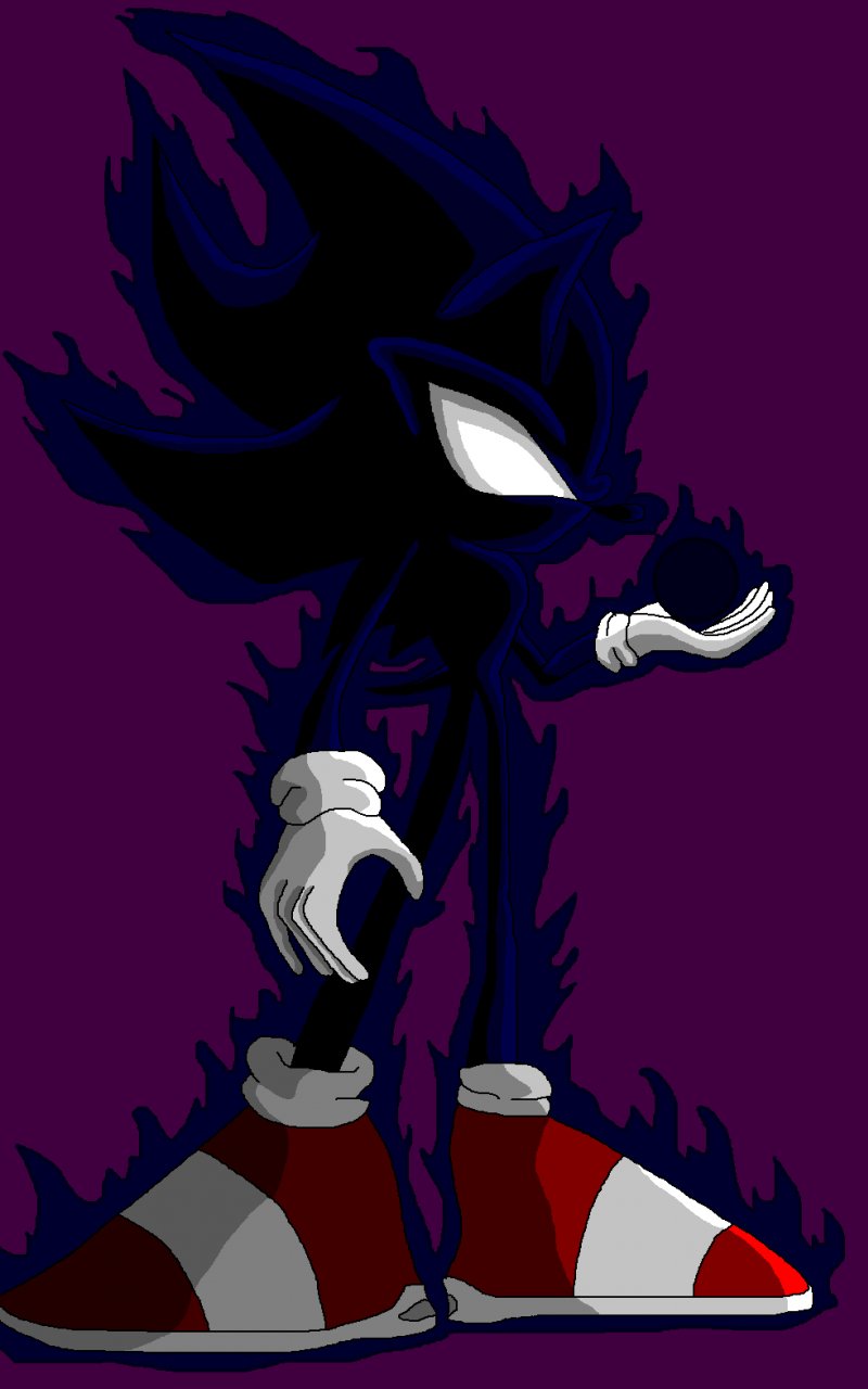 800x1280 Free download Dark Super Sonic by foxmaster55 [1220x1568], Phone