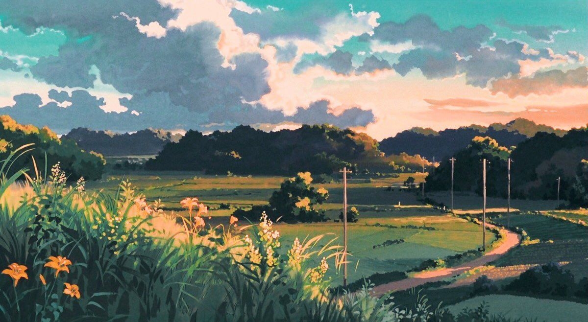 1200x660 Studio Ghibli on Twitter. Landscape wallpaper, Anime scenery wallpaper, Scenery wallpaper, Desktop