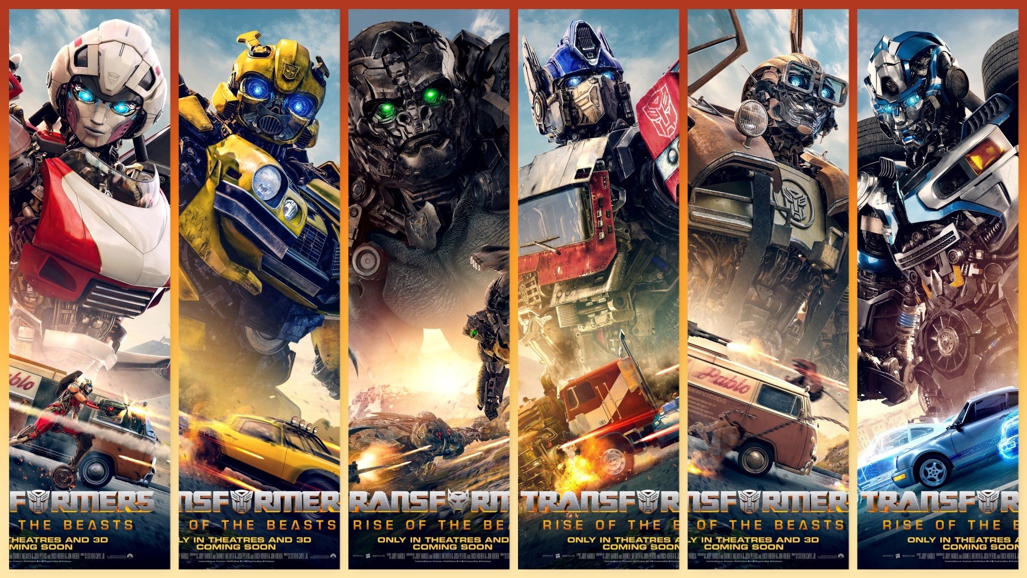 2050x1160 Even More New Transformers Rise of the Beasts Character Posters, Desktop