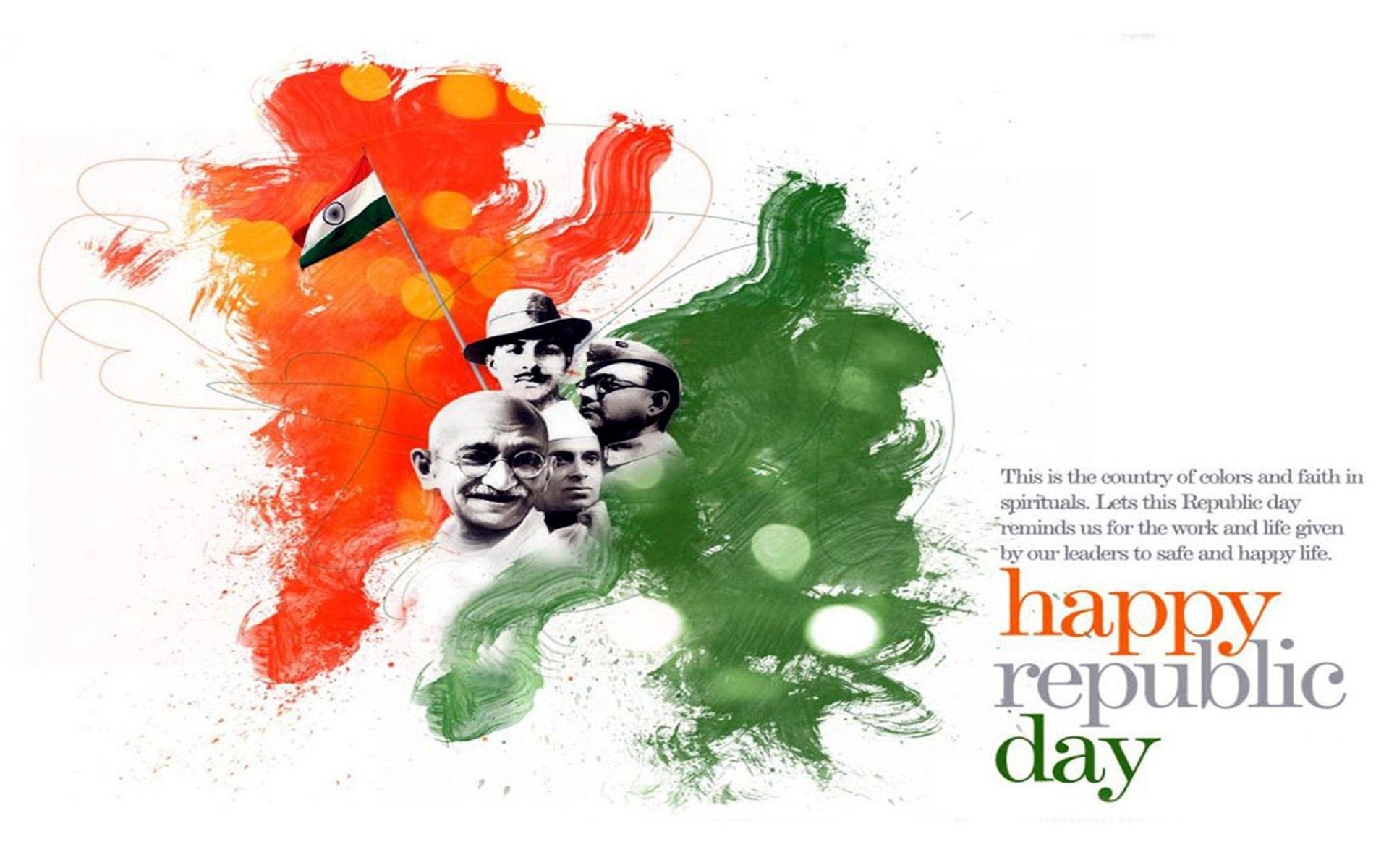 1920x1200 Happy Republic Day Wishes India January 26 Freedom Fighters HD Pc, Desktop