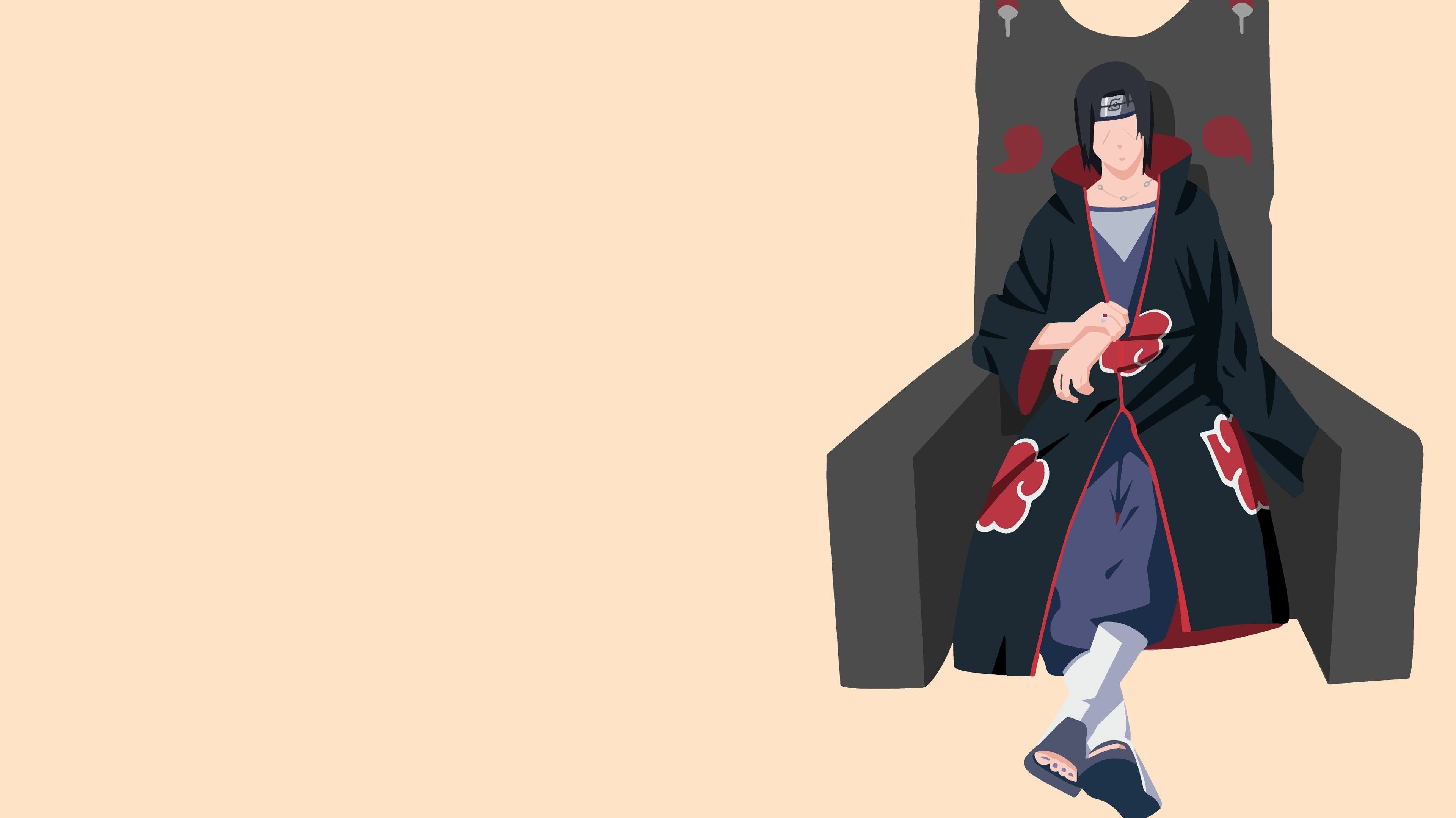 3840x2160 Akatsuki (Naruto) Itachi Uchiha 1 4K HD Anime Wallpaper, Desktop