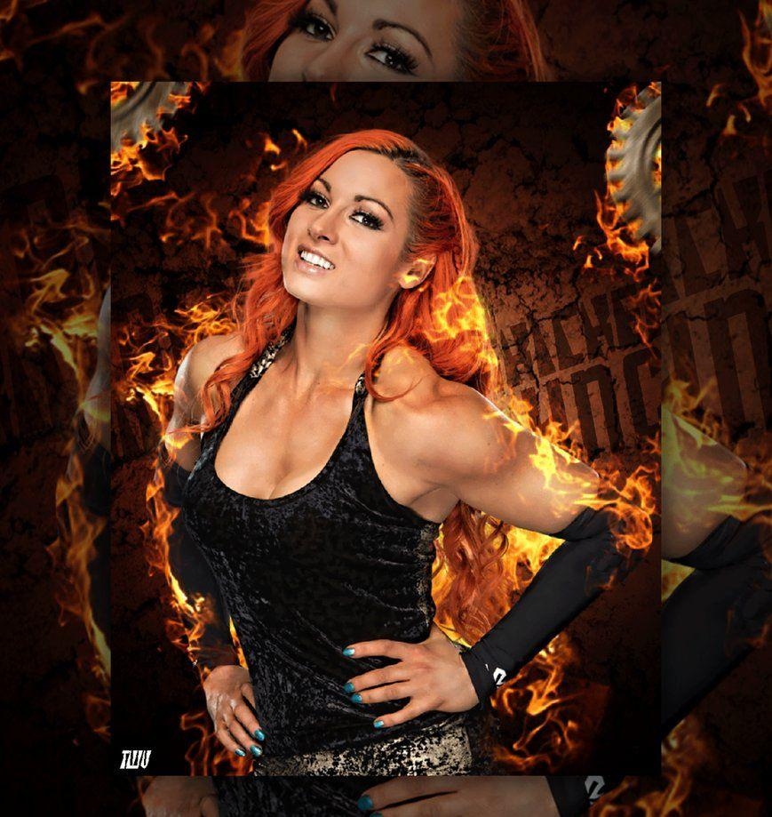 870x920 Becky Lynch FIre v2, Phone