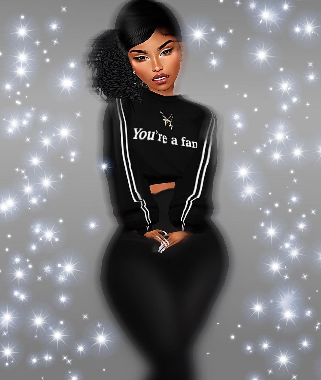 1080x1280 Zaniah. Black girl cartoon, Black girl art, Black women art, Phone