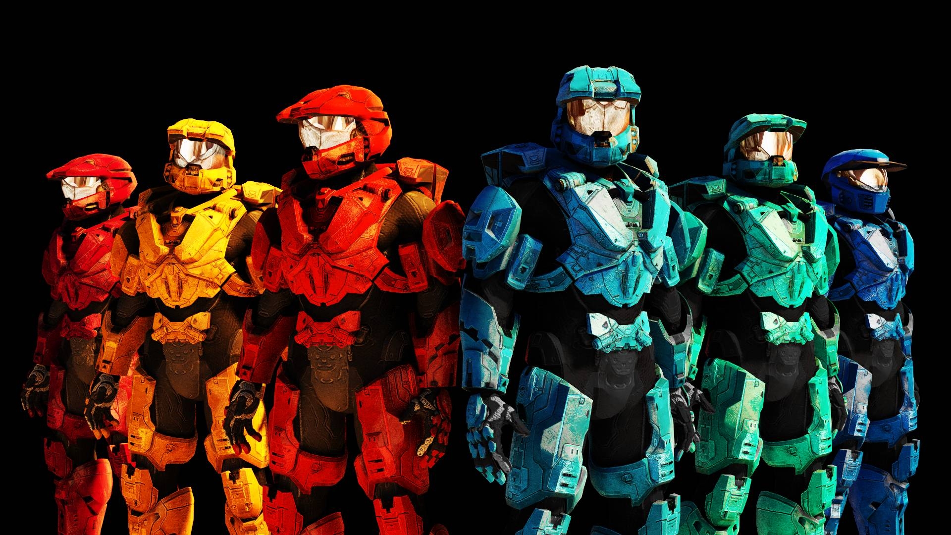 1920x1080 Red vs. Blue (), Desktop