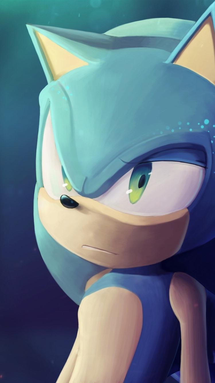 750x1340 Sonic The Hedgehog, Art Picture  IPhone 8 7 6 6S Wallpaper, Phone