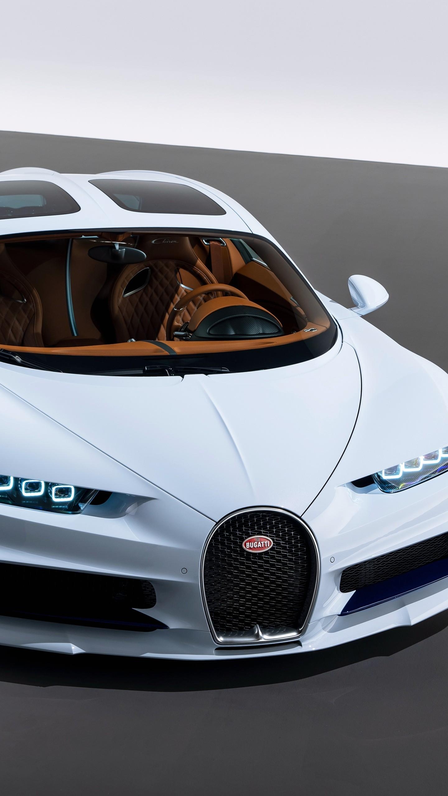 1440x2560 Bugatti Chiron Sky View Show Car 4K Wallpaper. HD, Phone