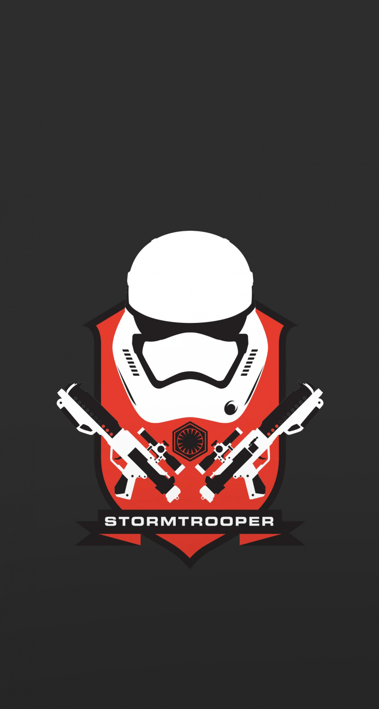 750x1400 Download Star Wars The Force Awakens Stormtrooper 744 x 1392, Phone