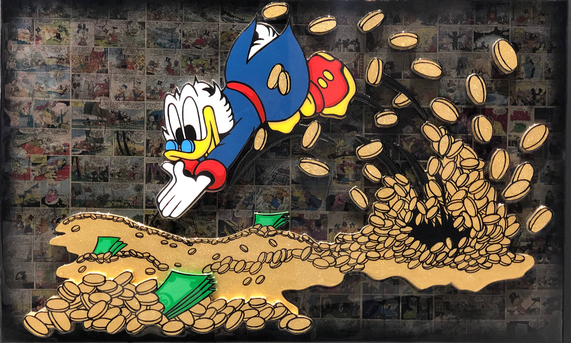 1920x1160 Download Scrooge Mcduck Sea Of Coins Wallpaper, Desktop