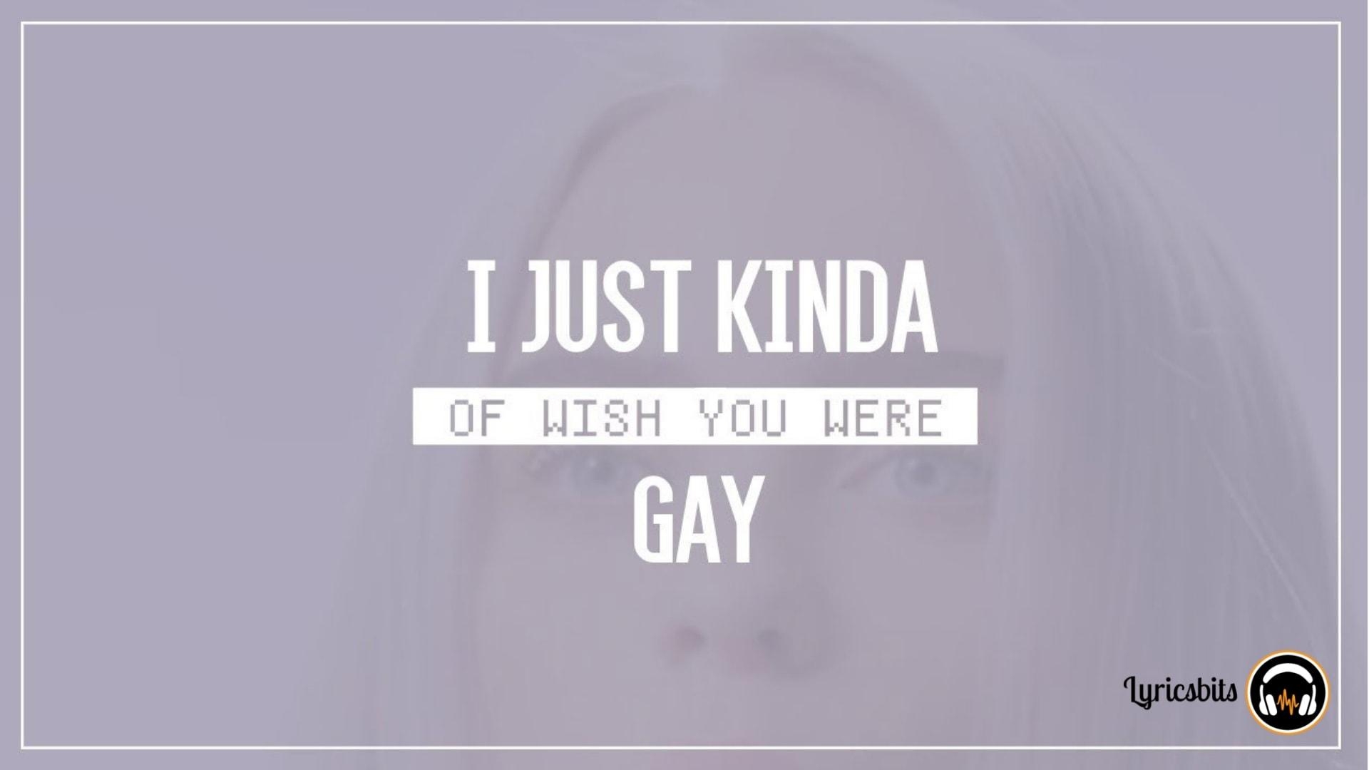 1920x1080 Billie Eilish Wish You Were Gay Wallpaper, Desktop