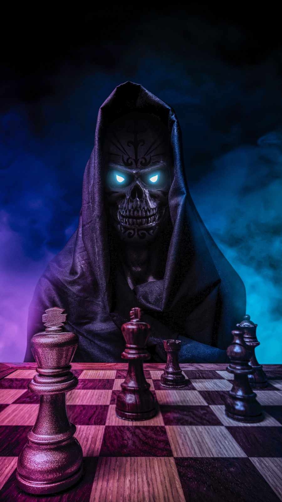 900x1600 Chess With Satan Wallpaper, iPhone Wallpaper, Phone