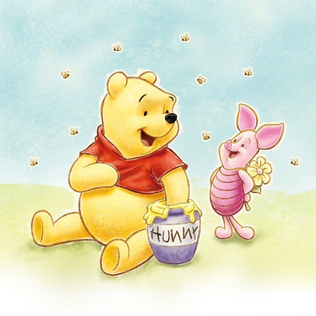 1030x1030 Winnie the Pooh Wallpaper, Phone