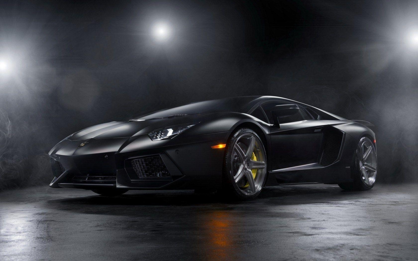 1680x1050 Lamborghini aventador matte black wallpaper jpg HD Wallpaper, Desktop