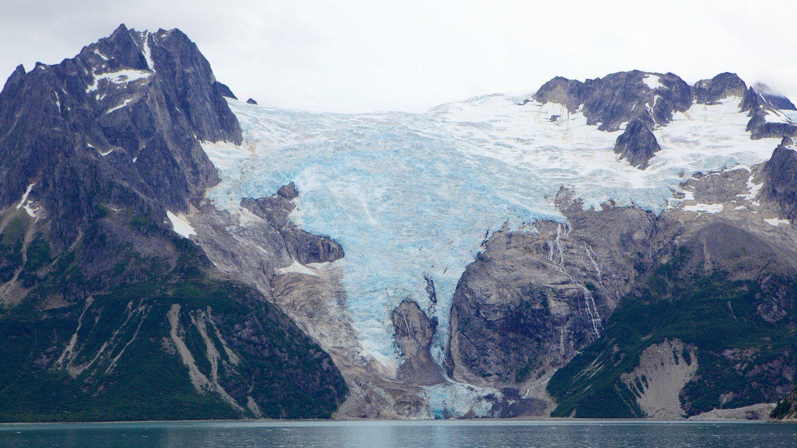 1600x900 Winter Picture: View Image of Kenai Fjords National Park, Desktop