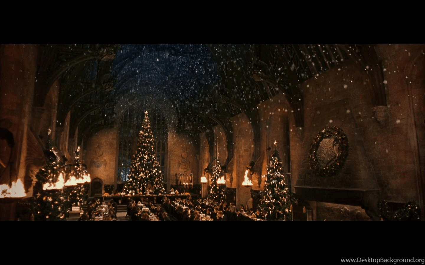 1440x900 Large Harry Potter Christmas Wallpaper Free Large Harry Potter Christmas Background, Desktop