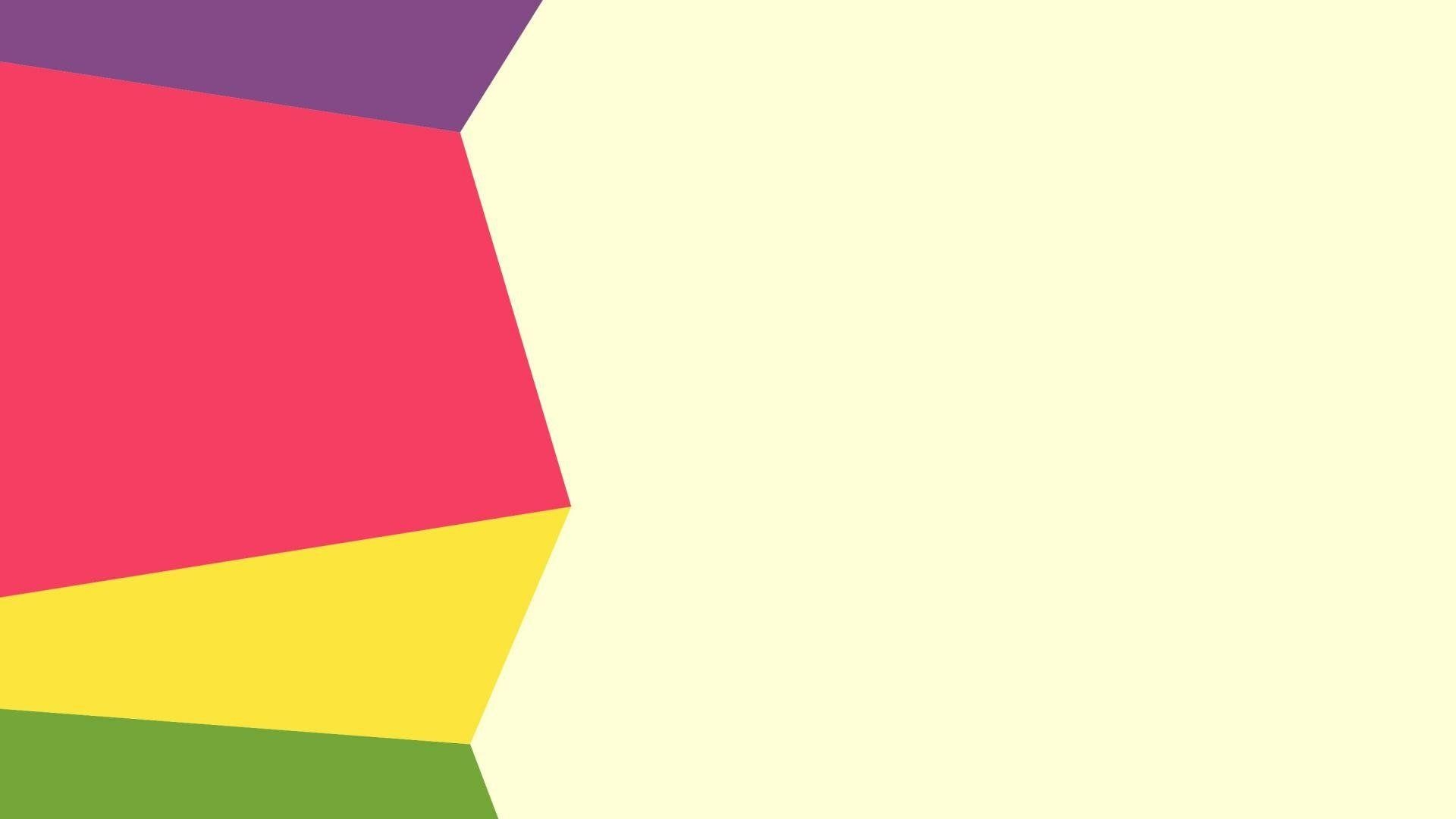 1920x1080 Wallpaper Colors Geometry Minimalistic Geometric Wall, Desktop