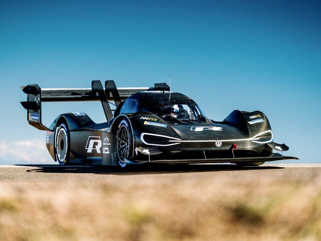 1030x770 Volkswagen I.D. R Pikes Peak, supercar, black, 2018 wallpaper. Cars, Desktop