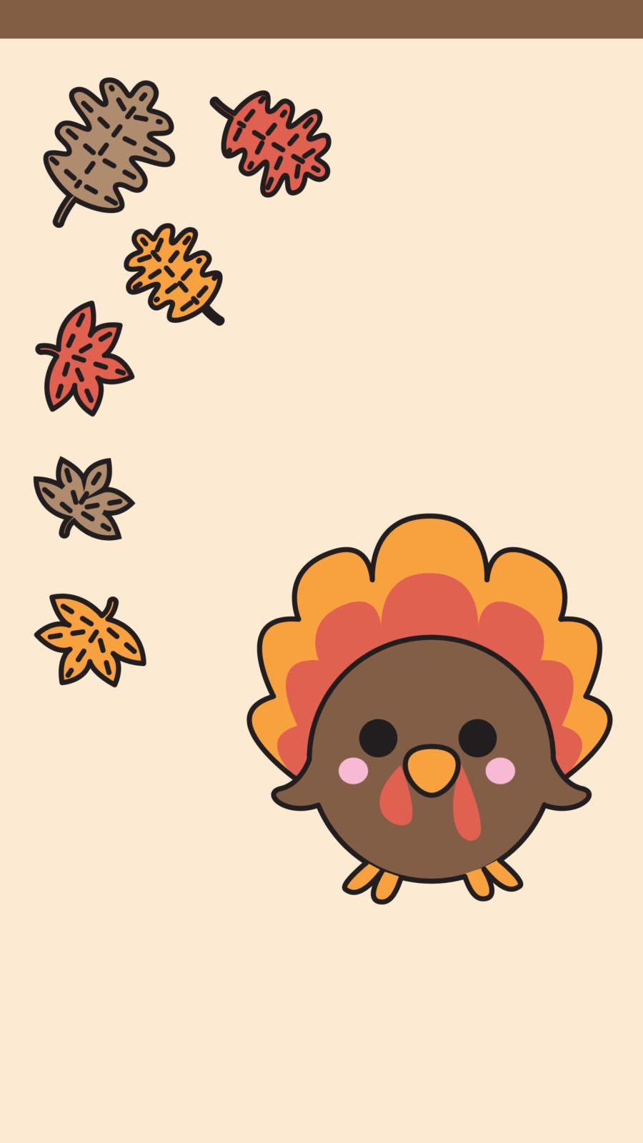 900x1600 Kawaii Thanksgiving Wallpaper Free Kawaii Thanksgiving Background, Phone