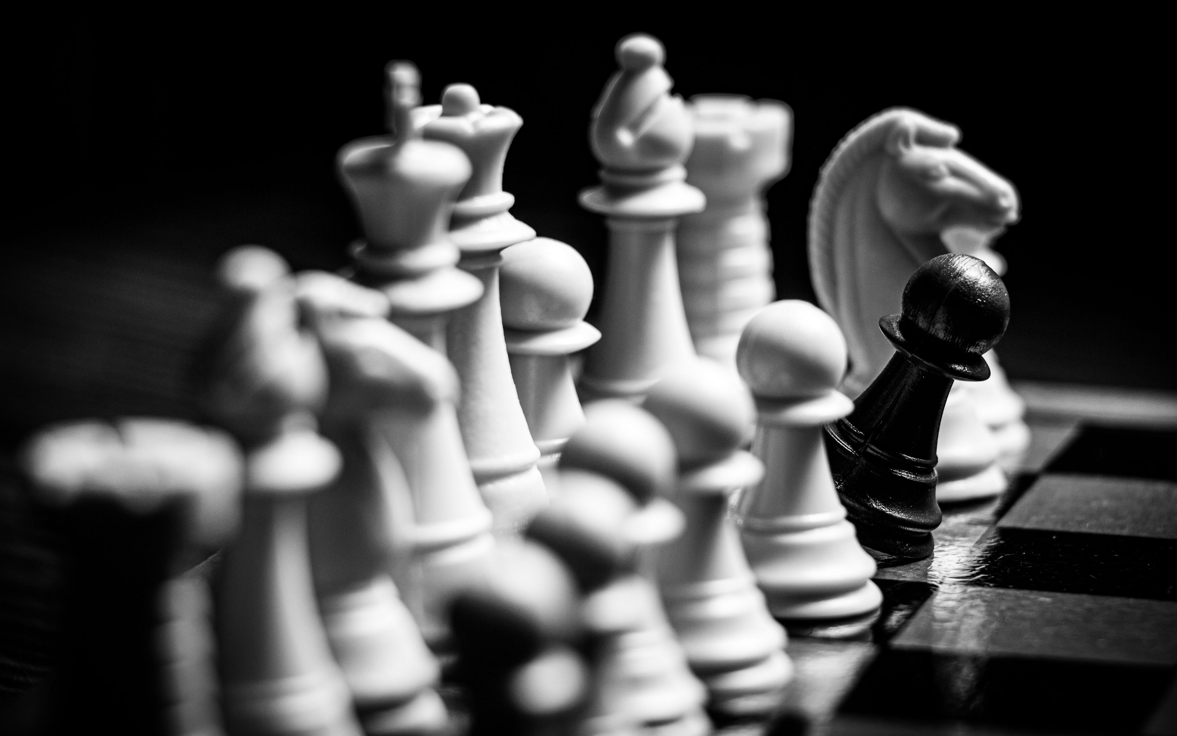 3840x2400 Download wallpaper  chess, pieces, board, game, games 4k ultra HD 16:10 HD background, Desktop