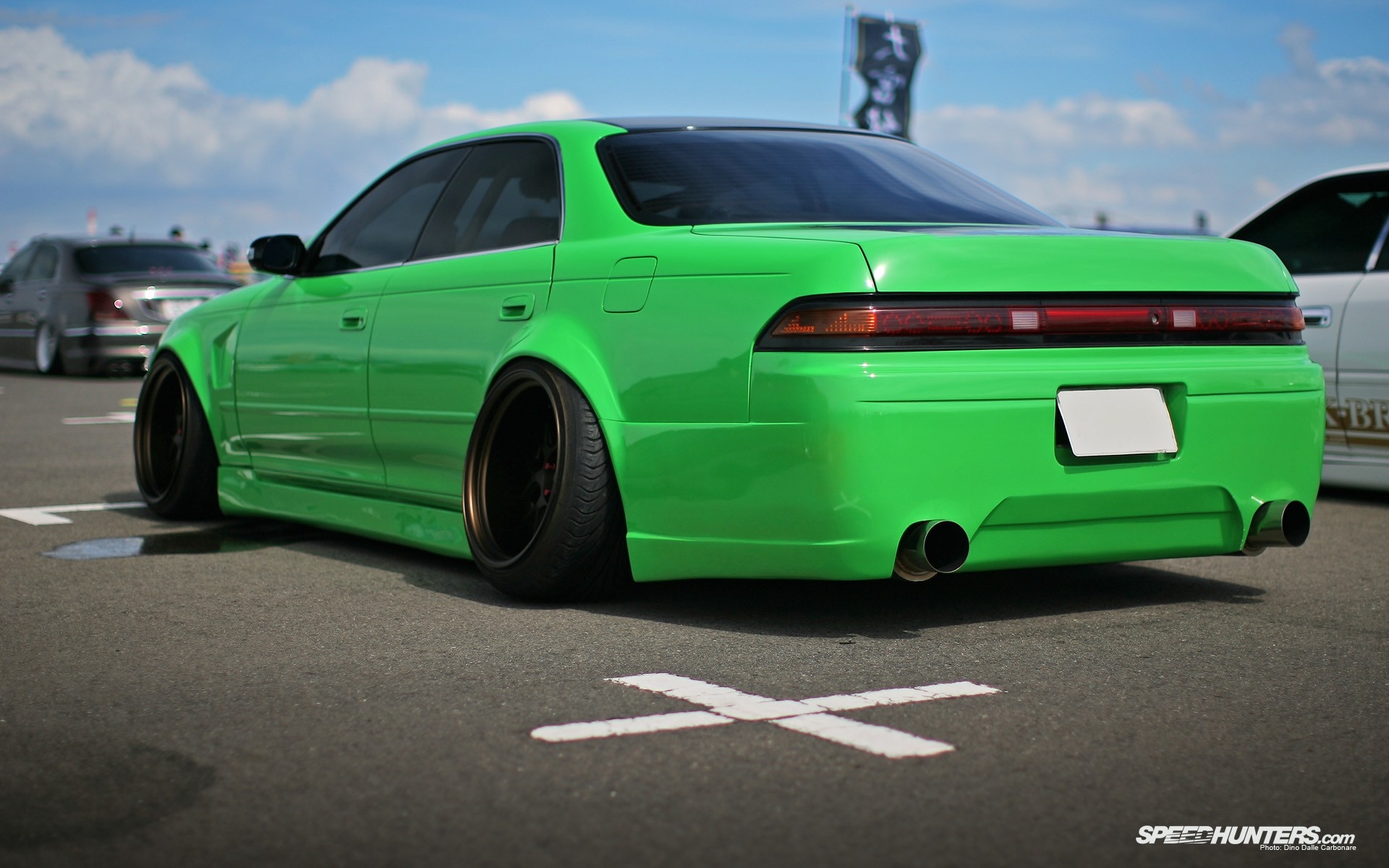 1920x1200 green, Cars, Toyota, Mark, Tuning, Suspension, Stance Wallpaper HD / Desktop and Mobile Background, Desktop