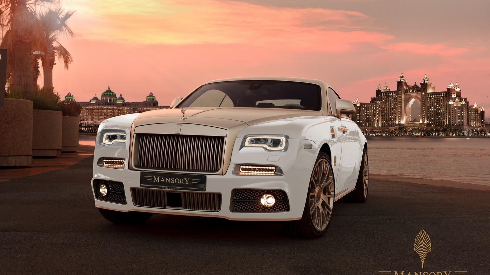 1920x1080 Mansory Uses Gold To Make Rolls Royce Wraith More Opulent, Desktop