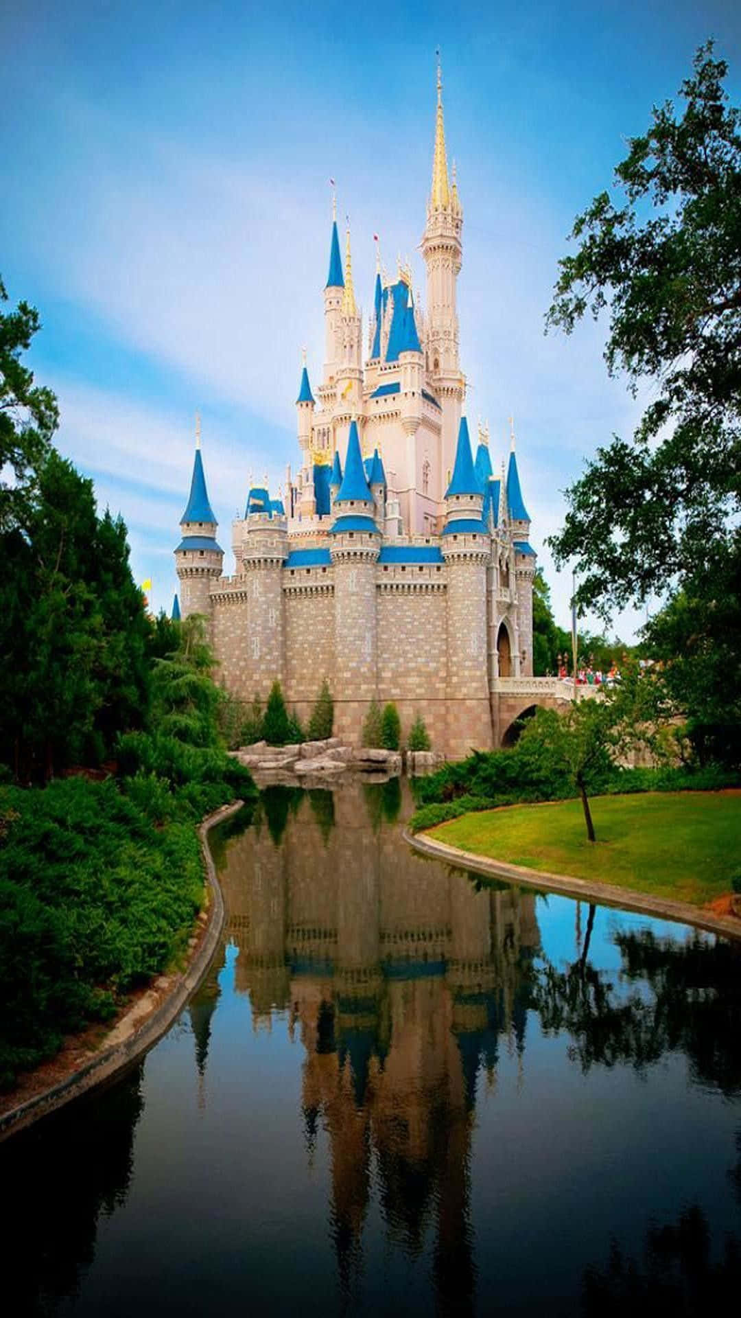 1080x1920 Download Disney World Cinderella Castle, Phone