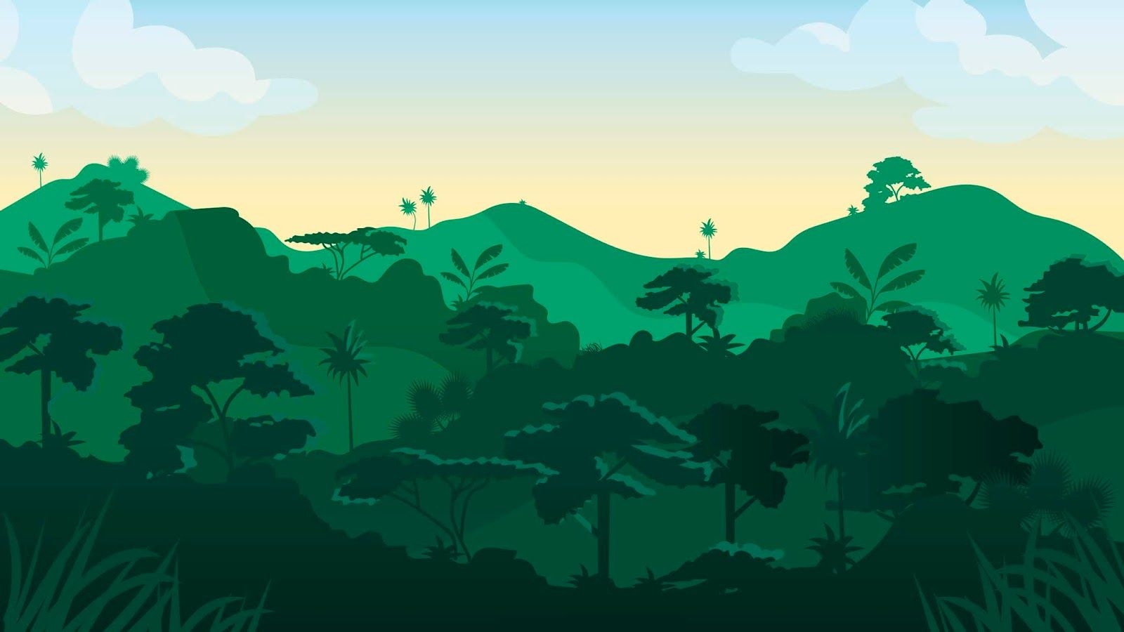 1600x900 Minimal forest desktop wallpaper, Desktop