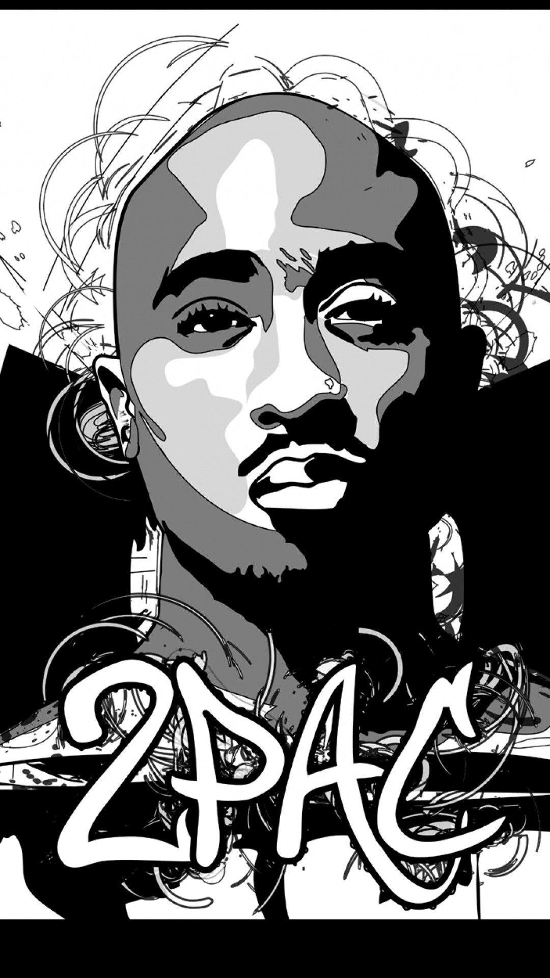 1080x1920 2Pac Wallpaper for iPhone, Phone