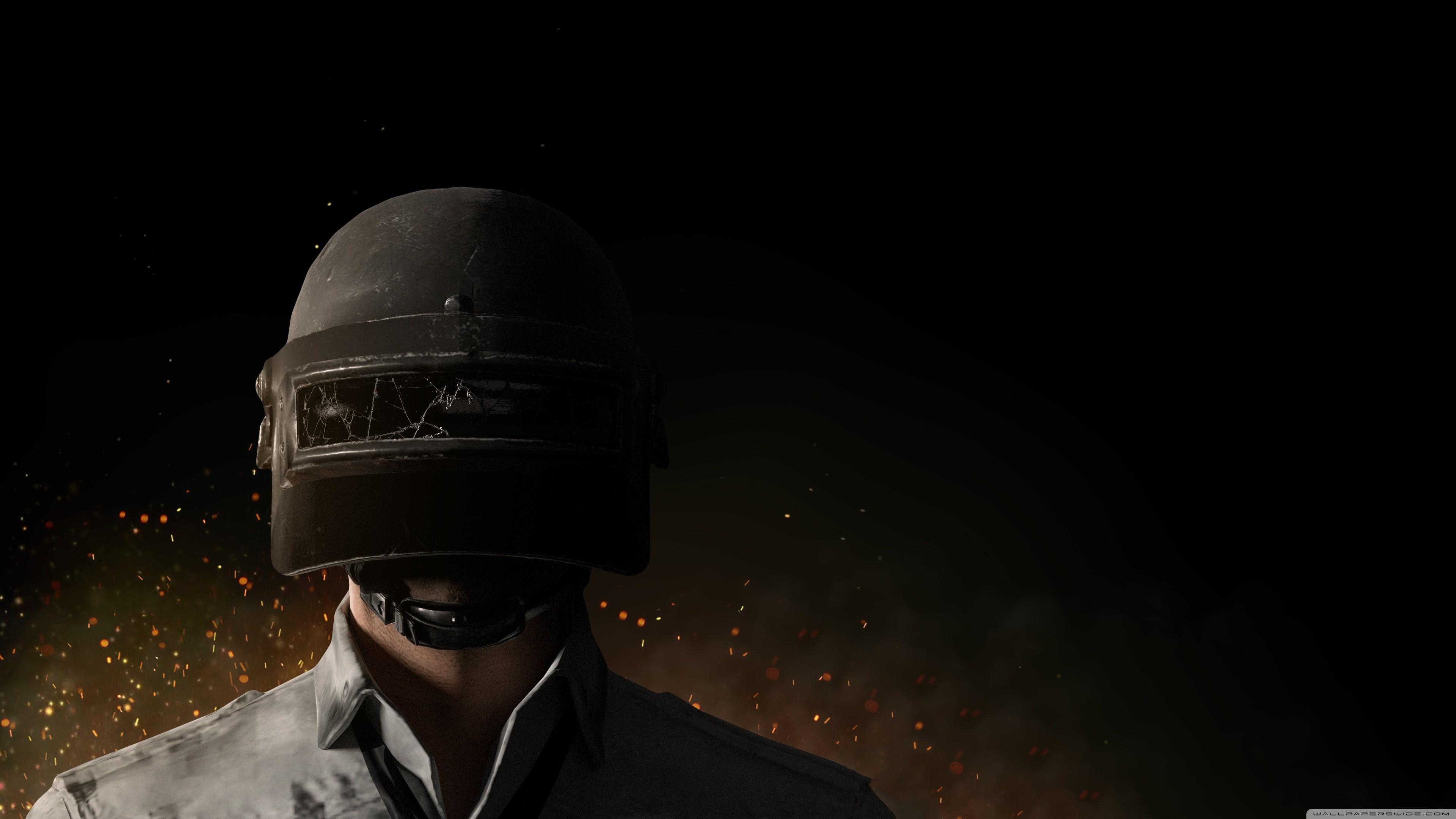 3840x2160 PUBG Level 3 Helmet Player Ultra HD Desktop Background Wallpaper, Desktop