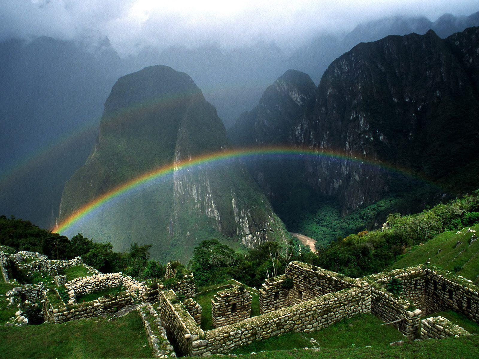 1600x1200 Rainbow in mountains of Panama wallpaper and image, Desktop