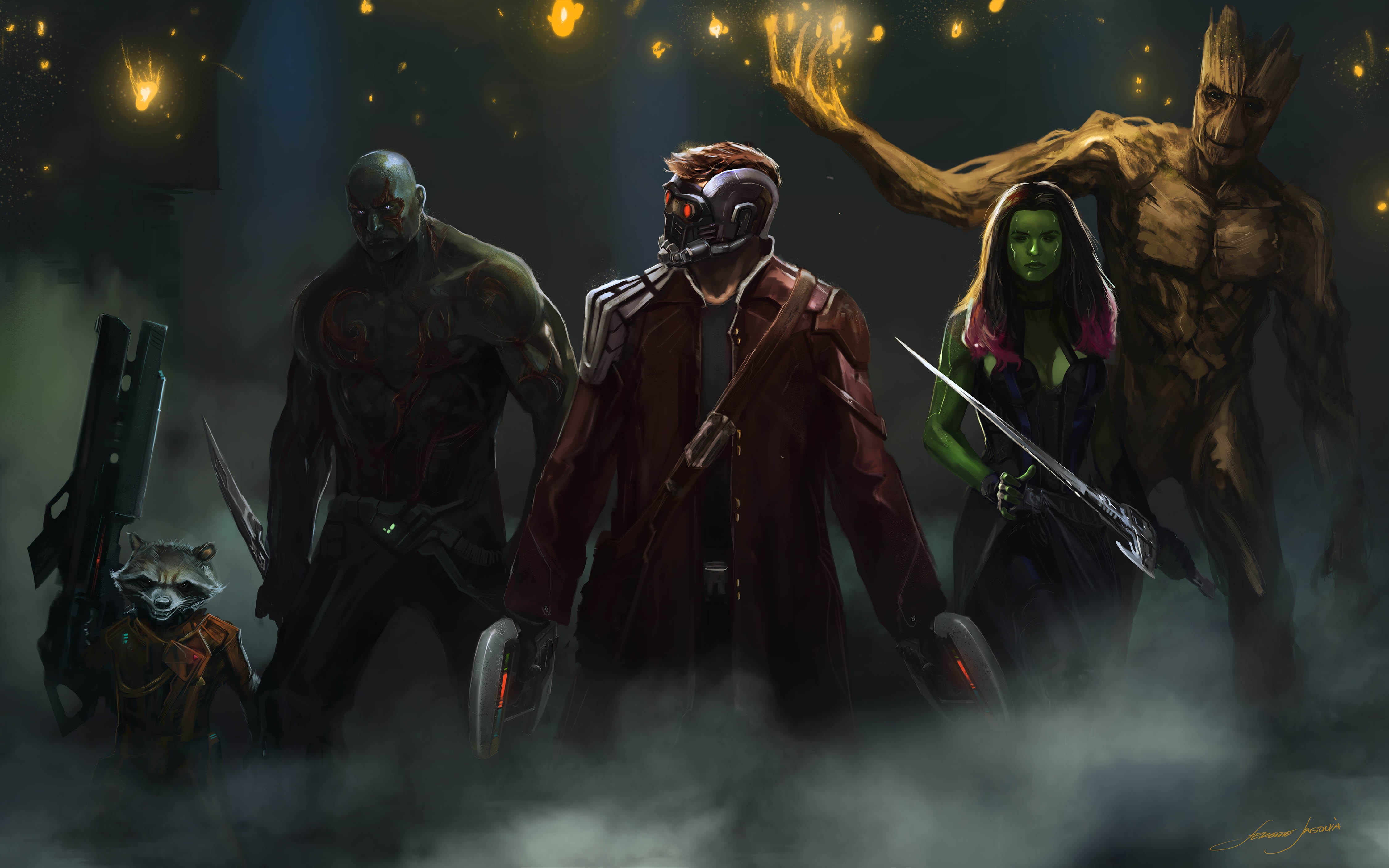 4500x2820 Guardians Of The Galaxy Artwork 4k, HD Superheroes, 4k Wallpaper, Image, Background, Photo and Picture, Desktop