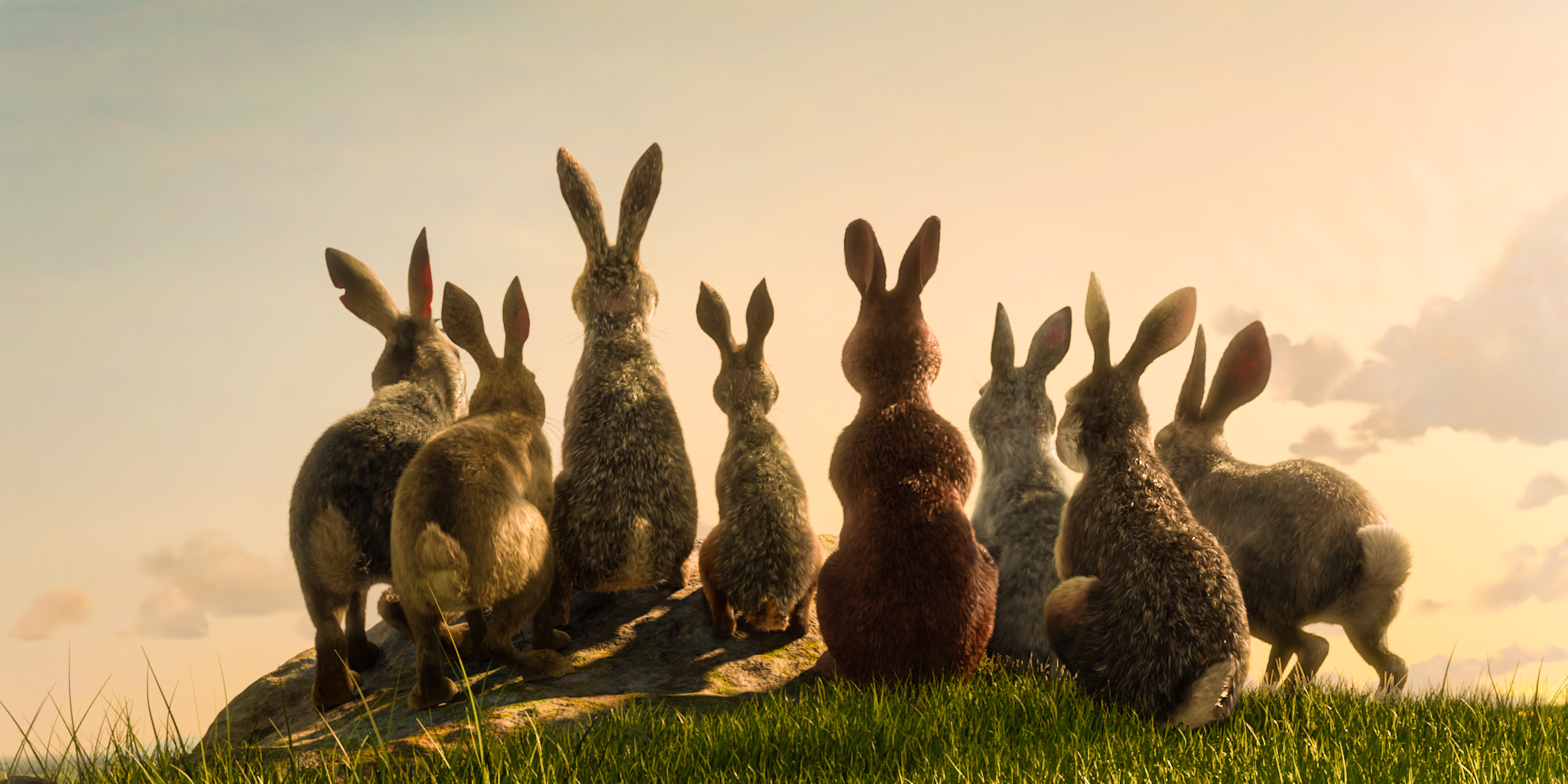 4300x2150 First image of the CGI remake of Watership Down have been revealed, Dual Screen