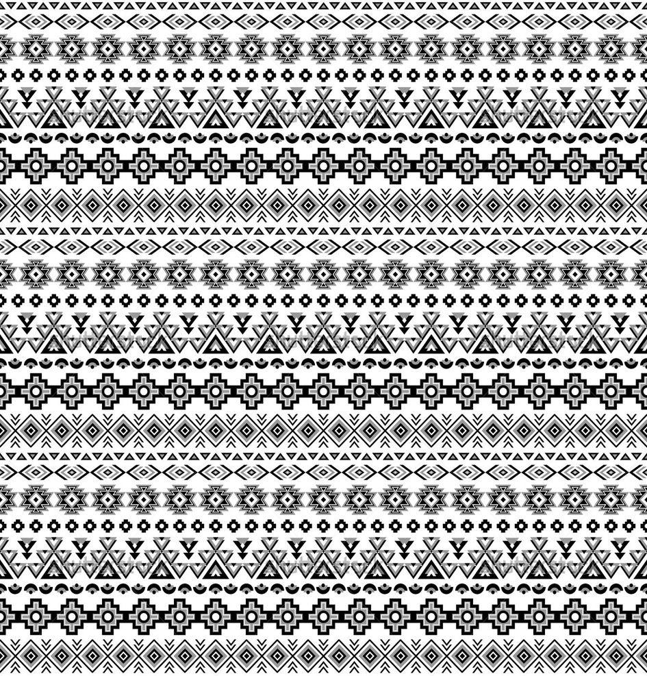 950x990 Black and White Tribal Print Wallpaper at, Phone