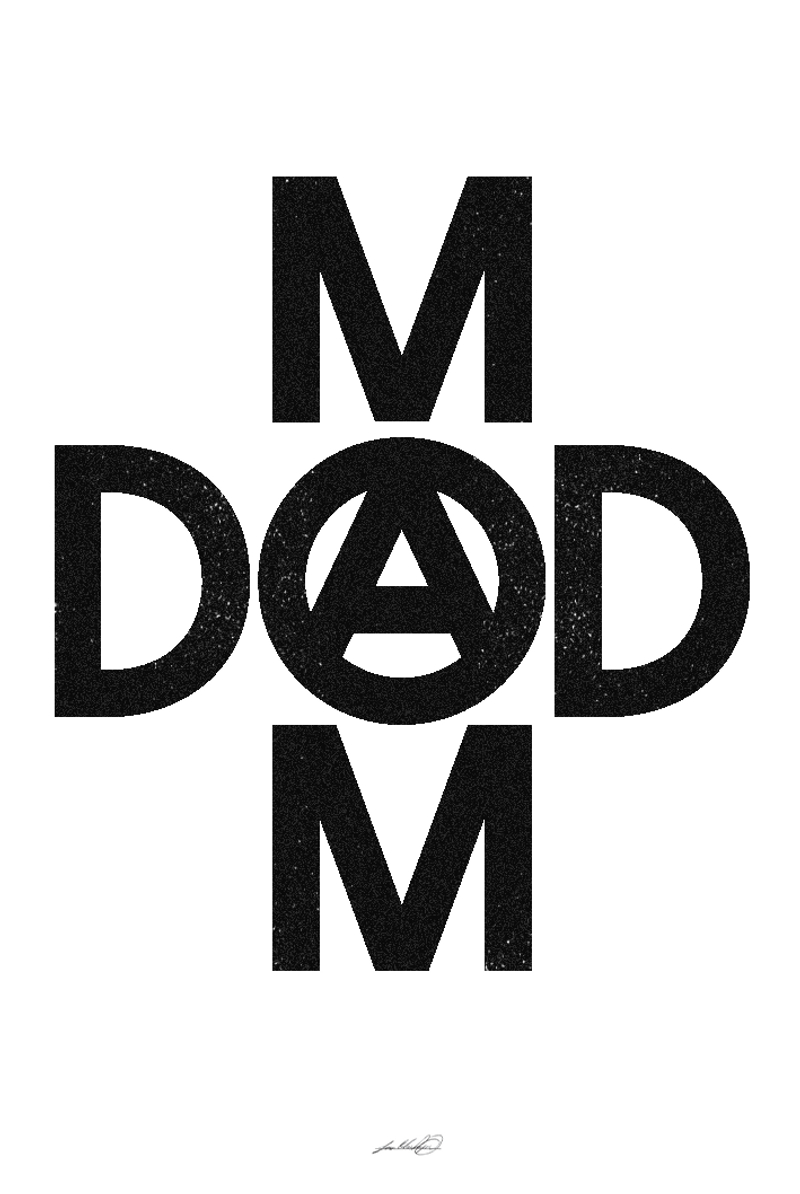 800x1200 mom & dad anarchy poster” by juan carlos pagan / united states, 2019 / digital print, 24 x 36 mm, mom & dad. Mom dad tattoo designs, Mom dad tattoos, Dad tattoos, Phone