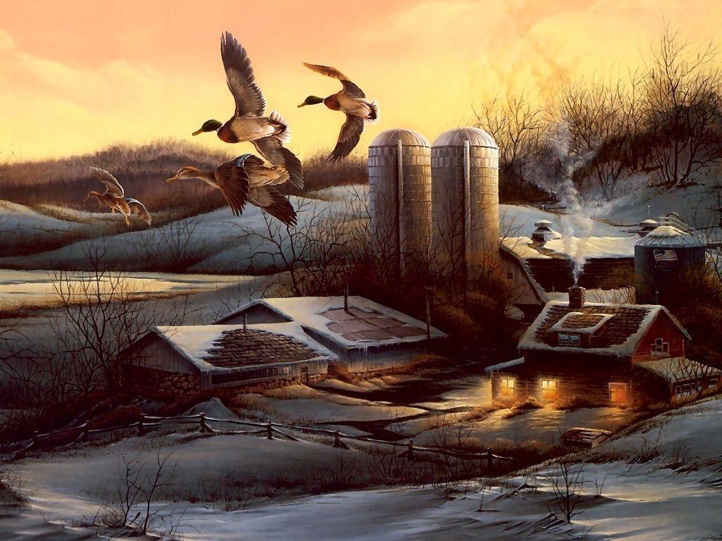 1030x770 As Cores Da Arte: Terry Redlin, Desktop