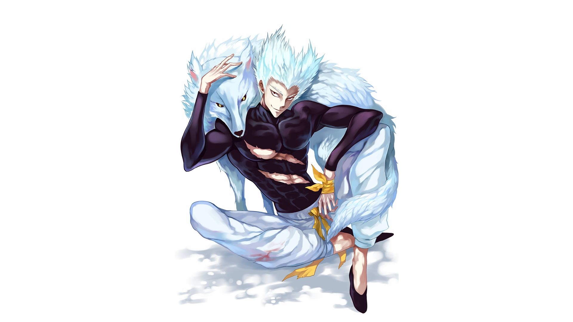 1920x1080 HD desktop wallpaper: Anime, One Punch Man, Garou (One Punch Man) download free picture, Desktop