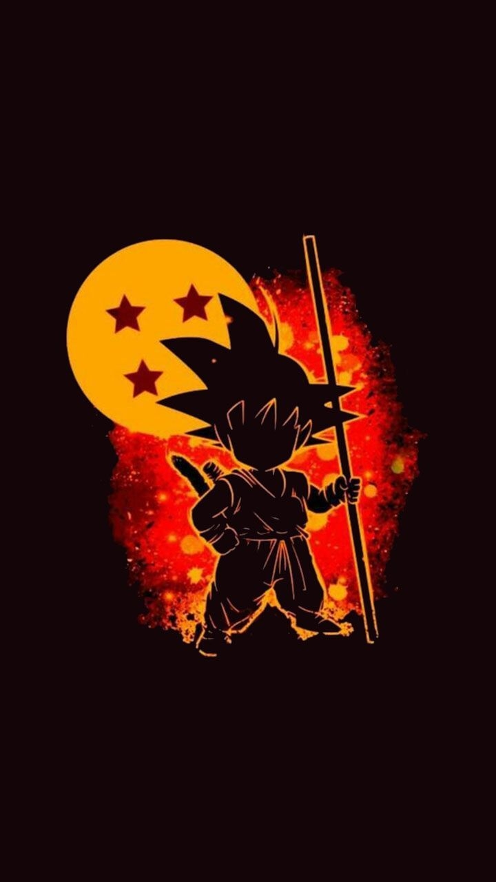 720x1280 Goku Silhouette Wallpaper. Animes wallpaper, Desenho de camiseta, Desenhos de anime, Phone