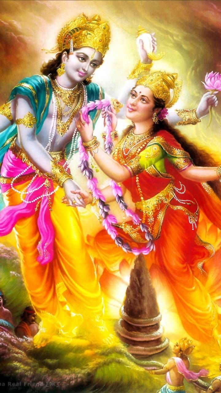 720x1280 Download Laxmi Narayan wallpaper by iSASHI4U now. Browse millions of popular god Wallpaper and Ri. Gods and goddesses, God picture, Vishnu, Phone