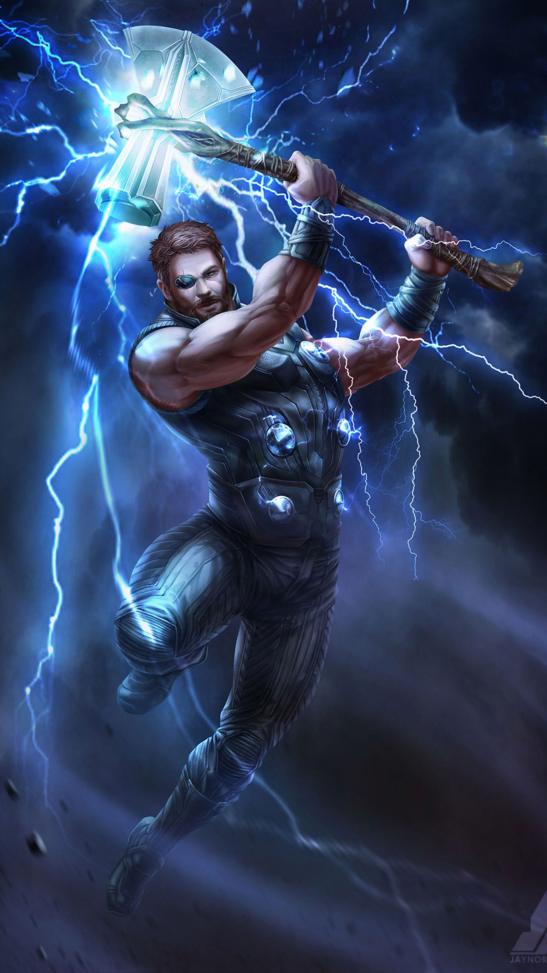 2160x3840 Thor, Stormbreaker, Avengers Endgame, 4K phone HD Wallpaper, Image, Background, Photo and Picture. Mocah HD Wallpaper, Phone