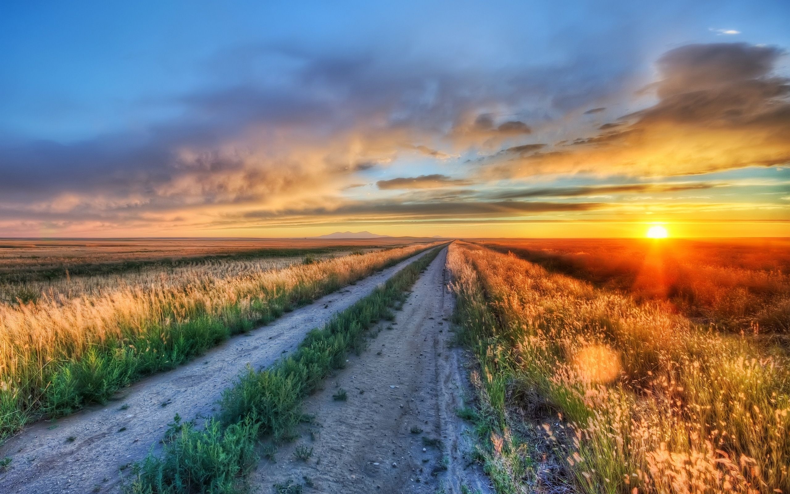 2560x1600 Sunrise Field Wallpaper Free Sunrise Field Background, Desktop