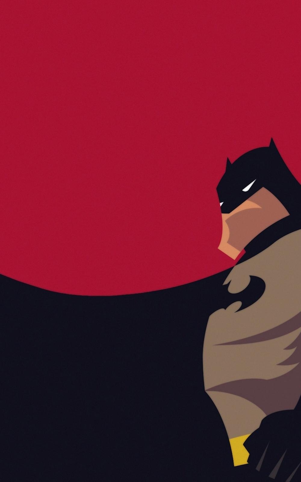 1000x1600 Minimalist Batman Android Wallpaper free download, Phone