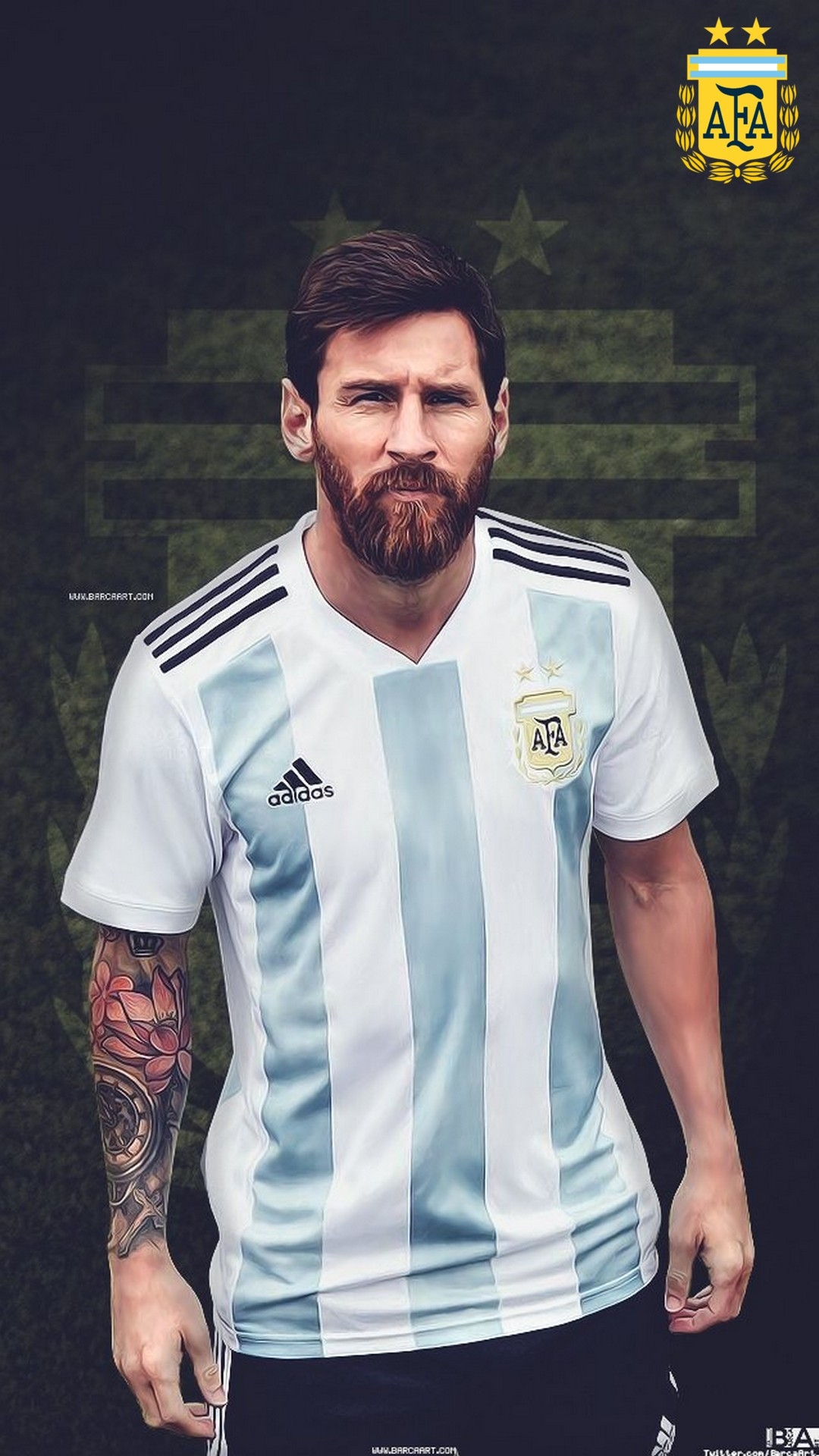 1080x1920 Messi iPhone Wallpaper HD, Phone