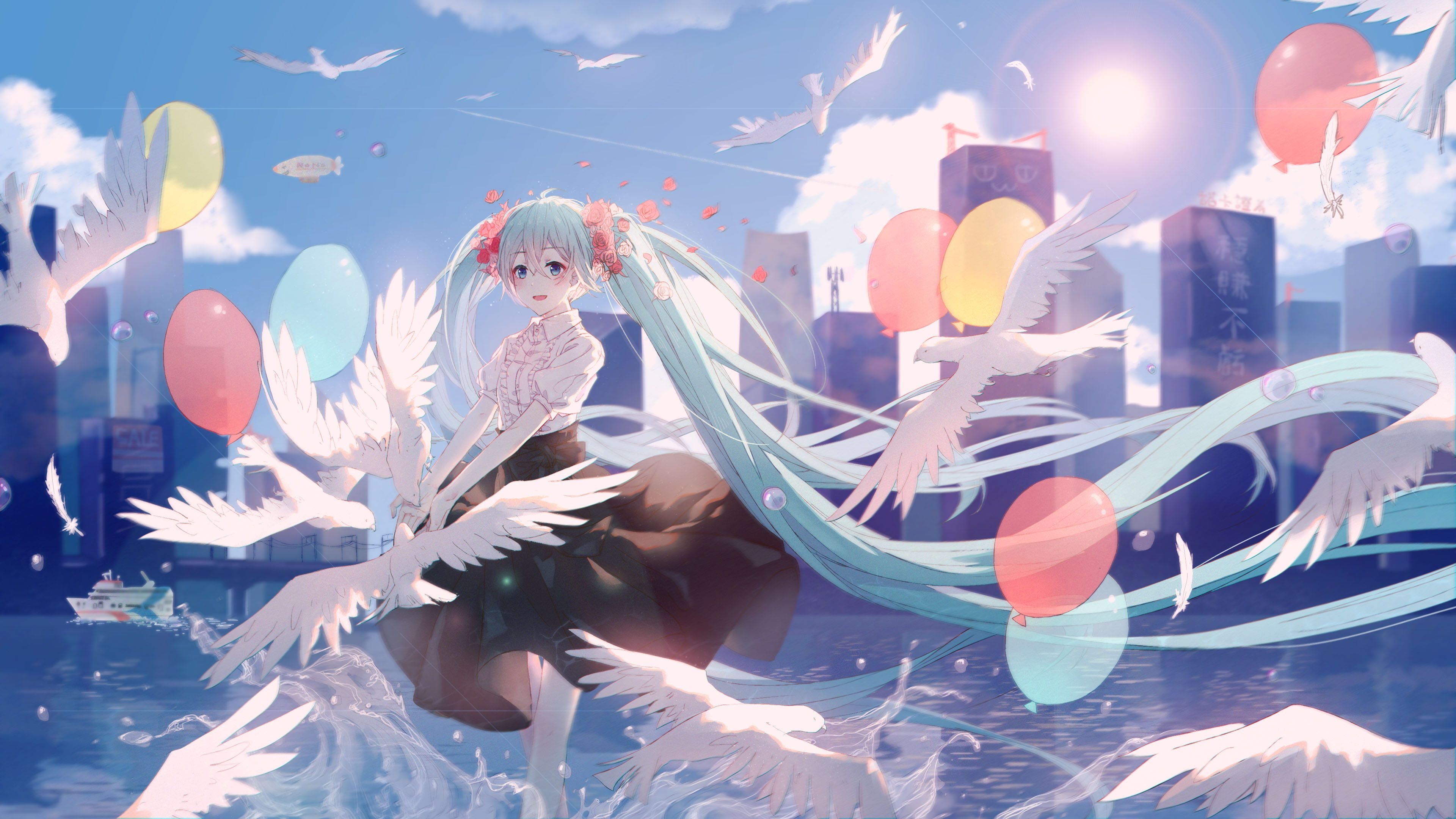 3840x2160 Vocaloid 4k Ultra HD Wallpaper, Desktop