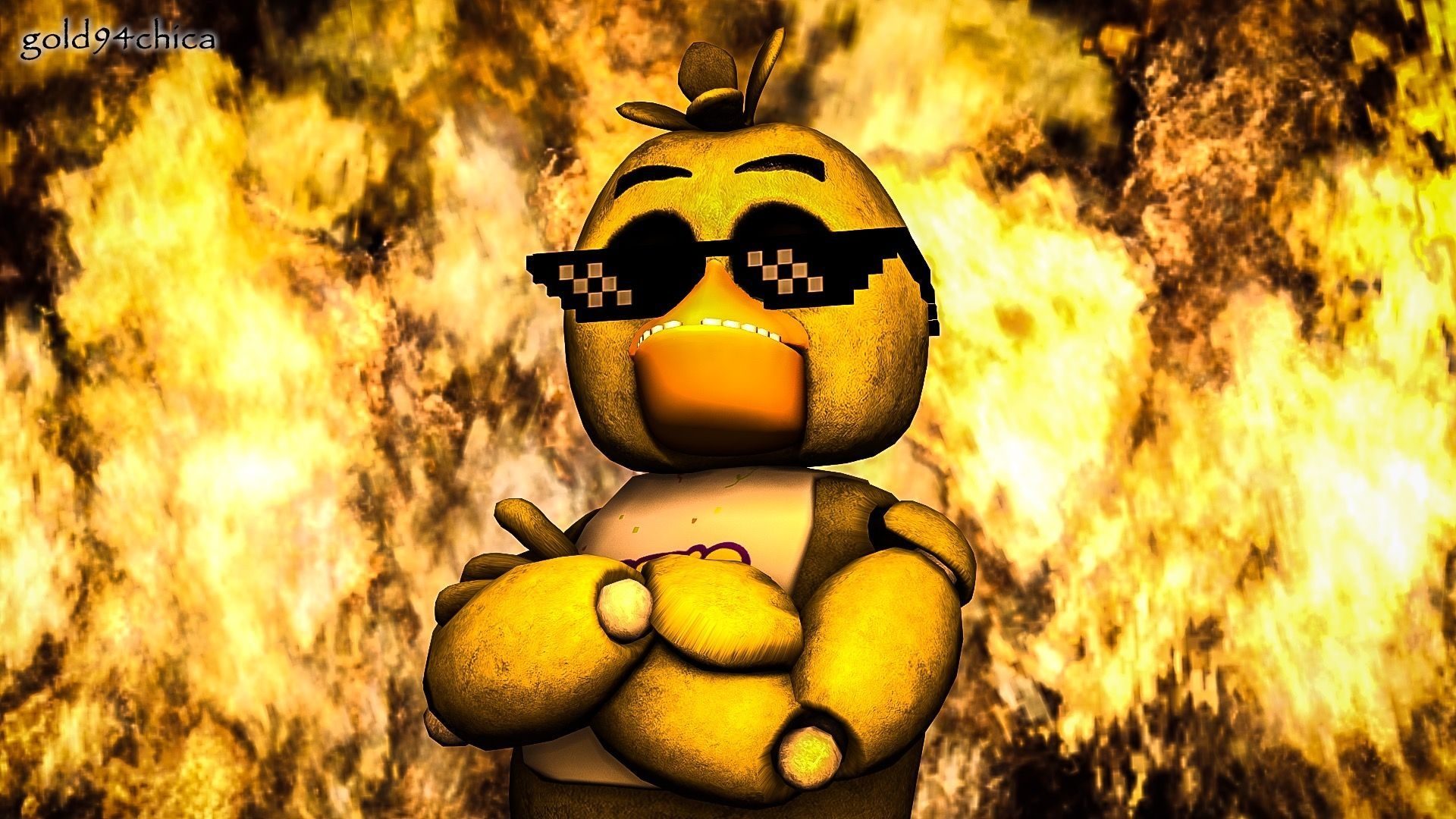 1920x1080 Savage Chica. Fnaf wallpaper, Fnaf, Cool stuff, Desktop